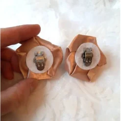 Schuhclips Beige 2er Set 