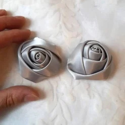 Schuhclips Grau 2er Set 