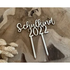 Schulkind 2022 Cake Topper / Einschulung Kuchendeko