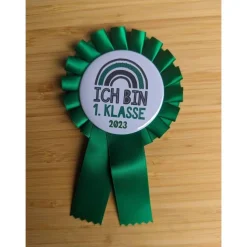 Schulkind Anstecker - Siegerschleife - Rosette