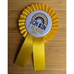 Schulkind Anstecker - Siegerschleife - Rosette