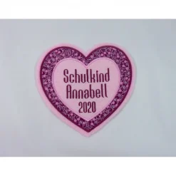 Schulkind Applikation mit Wunschnamen und Datum