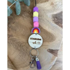 Schulkind Schlüsselanhänger personalisiert mit Namen