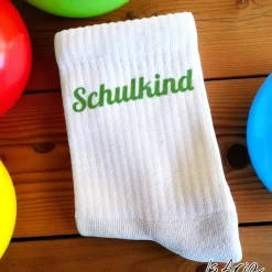 Schulkind Socken,Tennissocken, Personalisierbar, Strümpfe, Geschenkidee Einschulung