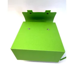 Schulranzen Schultasche aus Karton – Handgemachte Geschenkverpackung zur Einschulung (14,5 x 16 x 7,5 cm)