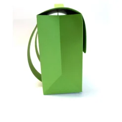 Schulranzen Schultasche aus Karton – Handgemachte Geschenkverpackung zur Einschulung (14,5 x 16 x 7,5 cm)