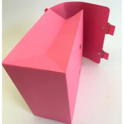 Schulranzen Schultasche aus Karton – Handgemachte Geschenkverpackung zur Einschulung (14,5 x 16 x 7,5 cm)