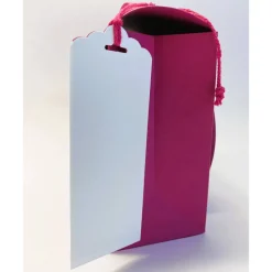 Schulranzen Schultasche aus Karton – Handgemachte Geschenkverpackung zur Einschulung (14,5 x 16 x 7,5 cm)