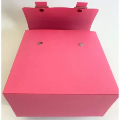 Schulranzen Schultasche aus Karton – Handgemachte Geschenkverpackung zur Einschulung (14,5 x 16 x 7,5 cm)