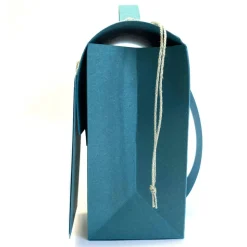 Schulranzen Schultasche aus Karton – Handgemachte Geschenkverpackung zur Einschulung (14,5 x 16 x 7,5 cm)