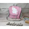 Schultertasche, Kitatasche, Rucksack, Musikbox-Tasche, Elefant, rosa