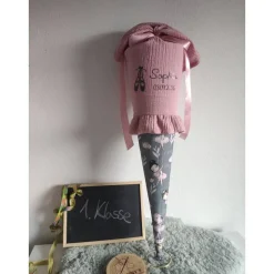 Schultüte aus Musselin und Baumwolle Ballerina 70cm