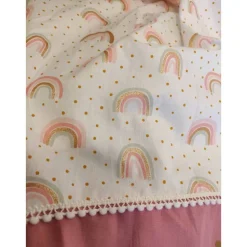 Schultüte aus Stoff Einhorn Regenbogen 70cm