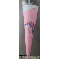 Schultüte aus Stoff Einhorn – Kissen & Erinnerung zur Einschulung