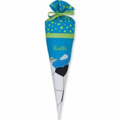 Schultüte aus Stoff für Geschwister, Stoffschultüte für Geschwister, Geschwistertüte,Geschwisterschultüte, Kindergartentüte für Jungen