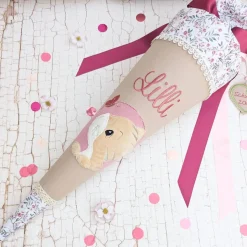 Schultüte aus Stoff Katze