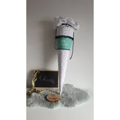 Schultüte aus Stoff Mathematik Formeln 70cm