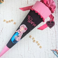 Schultüte aus Stoff Meerjungfrau Nixe