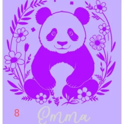 Schultüte aus Stoff mit Motiv nach Wahl: Fee / Einhorn / Pferd / Meerjungfrau und mehr 70cm flieder