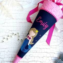 Schultüte aus Stoff Nixe / Meerjungfrau