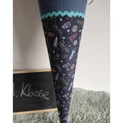 Schultüte aus Stoff Weltall mit Astronaut 70cm