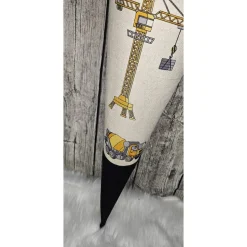 Schultüte Bagger Baustelle aus Stoff / 70cm für Jungs