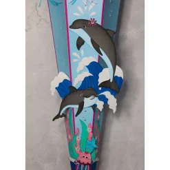 Schultüte Delfine „Skippy“ und „Ole“ 6-eckig 85 cm
