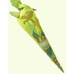 Schultüte Dinosaurier aus Filz für Jungen, Zuckertütenhülle in der Welt der Dinos