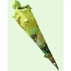 Schultüte Dinosaurier aus Filz für Jungen, Zuckertütenhülle in der Welt der Dinos