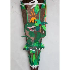 Schultüte Dinosaurier „T-Rex“ mit Vulkan 85 cm 6-eckig  Farbvarianten