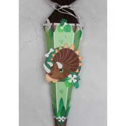 Schultüte Dinosaurierkopf „Zera“ 85 cm 6-eckig