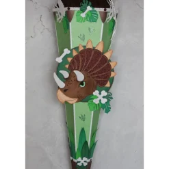 Schultüte Dinosaurierkopf „Zera“ 85 cm 6-eckig