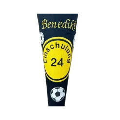 Schultüte Dortmund, Fußball Schultüte, Stoff-Schultüte, Schultüte Jungen