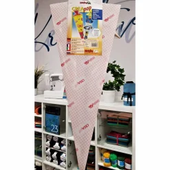 Schultüte-6 eckig-Folien Rohling-selbstklebend-80 cm