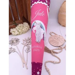 Schultüte Einhorn mit Regenbogen passend zum Step by Step Sweet Unicorn Nuala, personalisierte Schultüte