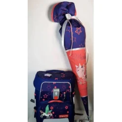 Schultüte Einhorn passend zum Step by Step Night Nuala/ Schultüte aus Stoff/ personalisiert