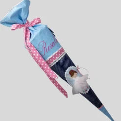 Schultüte Einschulung 2022 Ballerina Pink Rosa Grau