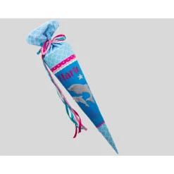 Schultüte Einschulung 2022 Delfin Unterwasserwelt