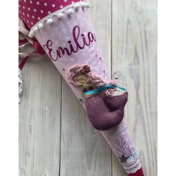 Schultüte Einschulung 2022 3D-Meerjungfrau Stern, Muschel