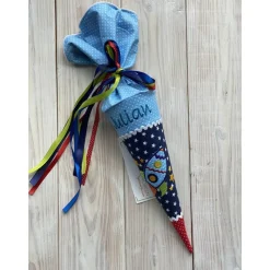 Schultüte Einschulung 2022 Rakete inkl. Astronaut + Planet + Erde