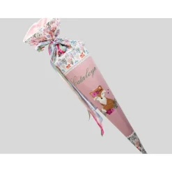 Schultüte Einschulung 2022 Schlauer Fuchs Boho Blumen Eigendruck