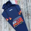 Schultüte Ergobag BlaulichtBär Feuerwehr InspectBär mit Namen und Flammen