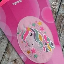 Schultüte ergobag Kuntbärbuntes Einhorn individualisiert mit Einhorn und Namen