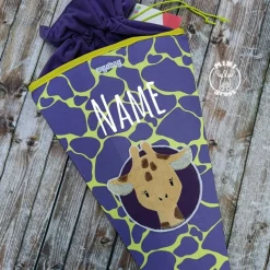 Schultüte ergobag Subärkraft individualisiert mit Giraffe und Namen