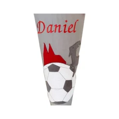 Schultüte 1.FC Köln, Zuckertüte mit Namen bestickt, Fußball Schultüte aus Stoff