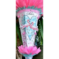 Schultüte Flamingo Schmetterling  Zuckertüte