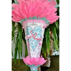 Schultüte Flamingo Schmetterling  Zuckertüte