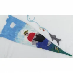 Schultüte für Jungen, Pirat auf dem Meer, Schultüten-Hülle, auf Wunsch mit Namen oder in XL, Zuckertütenhülle aus Filz,