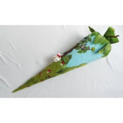 Schultüte für Jungen und Mädchen, die Hunde lieben, Zuckertütenhülle aus Filz, wie sie kein Zweiter hat