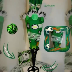Schultüte Fußball mit deinem inkl. Name, perfekt für deine Einschulung
